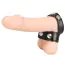Эрекционное кольцо Rebel Men's Gear Cock Strap With Ball Stretcher с фиксацией мошонки, черное - Фото №1
