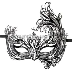 Маска Metal Mask Black, чорна - Фото №1