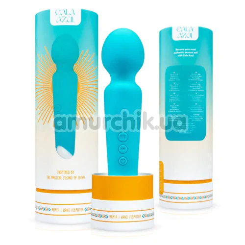 Вібратор Cala Azul Maria Wand Vibrator, блакитний