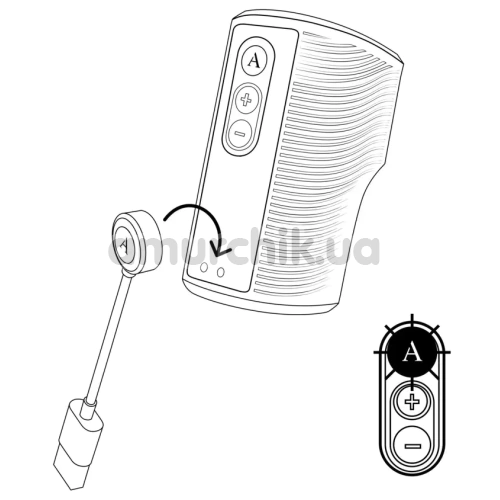 Мастурбатор с вибрацией Arcwave Zing, черный