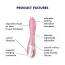 Вибратор для точки G Satisfyer Air Pump Vibrator 2, розовый - Фото №6