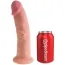 Фаллоимитатор King Cock Plus 9 Dual Density Cock, телесный - Фото №5