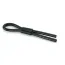 Эрекционное кольцо Silicone Stud Lasso, черное - Фото №3