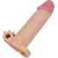 Насадка - удлинитель пениса с вибрацией Lovetoy Pleasure X-Tender Series LV1062, телесная - Фото №7