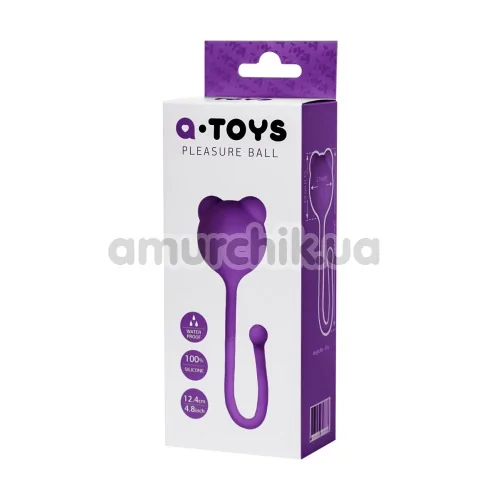 Вагинальный шарик A-Toys Pleasure Ball 764014-7, фиолетовый
