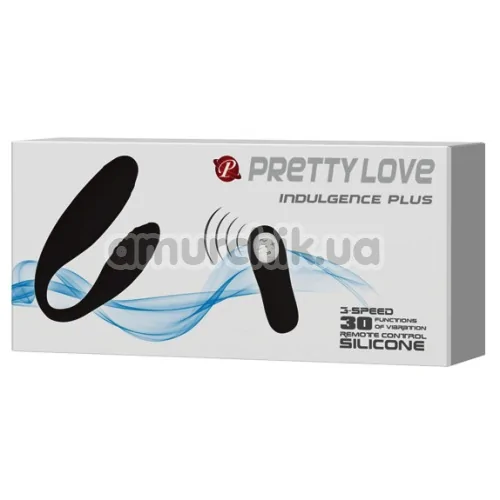 Вибратор Pretty Love Indulgence Plus, чёрный