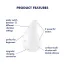 Клиторальный вибратор Satisfyer Dew Drop, белый - Фото №8