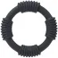 Эрекционное кольцо Adonis Silicone Ring Hercules, черное - Фото №1