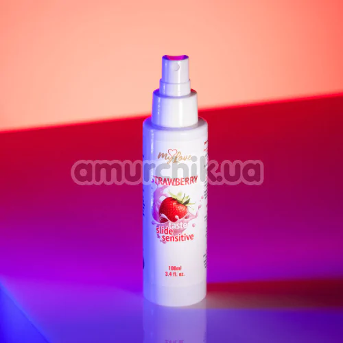 Лубрикант MyLove Taste-Slide Sensitive Strawberry - полуниця, 100 мл