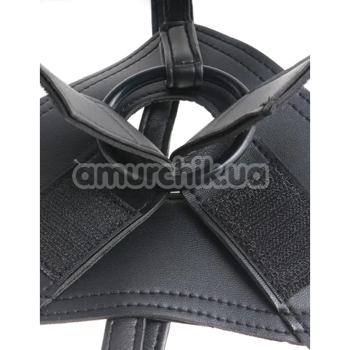 Страпон King Cock Uncut Cock With Strap-On Harness 7, тілесний