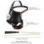 Маска для минета Lockink Blowjob Head Muzzle With Leash, черная - Фото №6