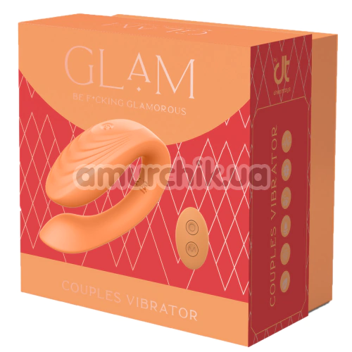 Вибратор Glam Couples Vibrator, оранжевый