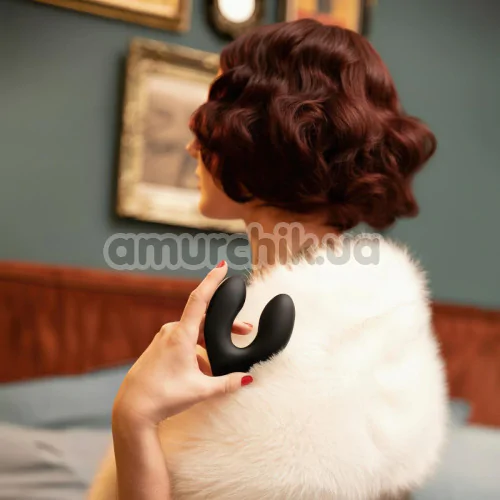 Вибратор для клитора и точки G Rosy Gold Nouveau Remote Control Panty Vibrator, черный