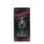 Анальна пробка з червоним кристалом Loveshop Seamless Butt Plug Heart M, чорна - Фото №3