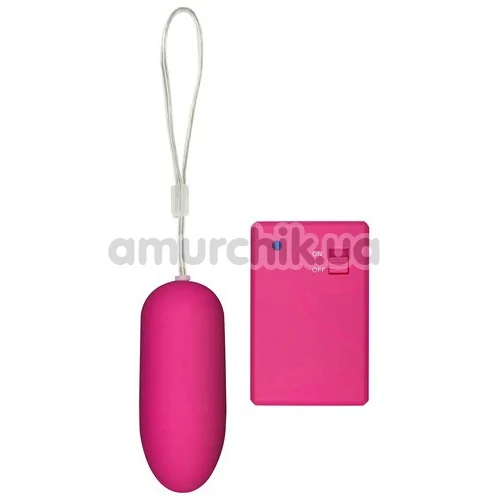Віброяйце Funky Remote Egg, рожеве - Фото №1