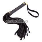 Флогер DS Fetish Suede Flogger S, чорний - Фото №1