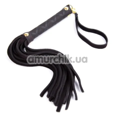 Флоггер DS Fetish Suede Flogger S, черный - Фото №1