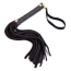 Флоггер DS Fetish Suede Flogger S, черный - Фото №1