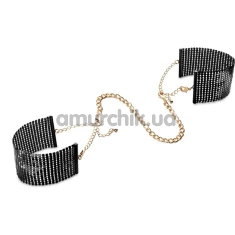 Фиксаторы для рук Bijoux Indiscrets Desir Metallique, черные - Фото №1