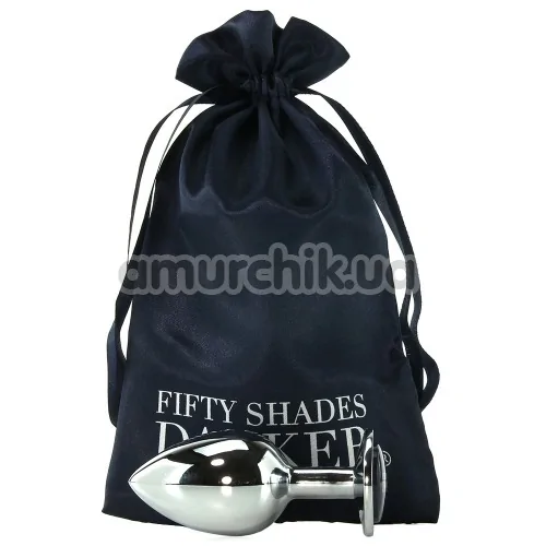 Анальная пробка Fifty Shades Darker Beyond Erotic, серебряная