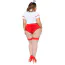 Костюм медсестри Leg Avenue Nurse Feelgood Sexy Costume, червоно-білий: боді + чепчик - Фото №9