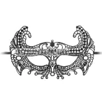 Маска Ouch! Black & White Lace Eye-Mask Empress, черная - Фото №1