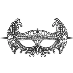 Маска Ouch! Black & White Lace Eye-Mask Empress, чорна - Фото №1