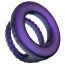 Віброкільце для члена Hueman Jupiter Vibrating Cock And Ball Ring, фіолетове - Фото №2