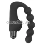 Анальная пробка с вибрацией Anal Indulgence Collection Silicone Power Beads Stimulator, черная - Фото №1