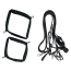 Фиксаторы для рук и ног Punishment 5-Piece Bed Restraints, черные - Фото №4