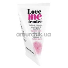 Массажное масло с согревающим эффектом Love To Love Me Tender Cotton Candy - сахарная вата, 10 мл - Фото №1