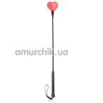 Стек в виде сердечка DS Fetish Long Heart, красный - Фото №1