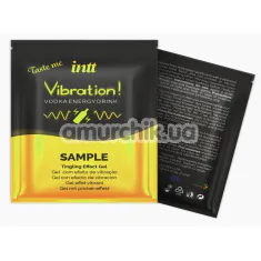 Збуджуючий гель з ефектом вібрації Intt Vibration Vodka Energy Tingling Effect Gel - горілка, 2 мл - Фото №1