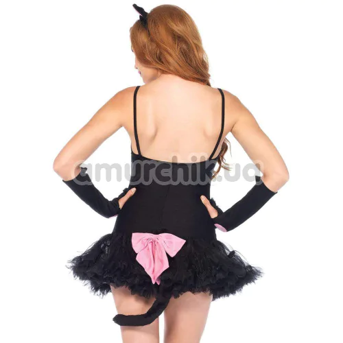 Комплект аксессуаров кошечки Leg Avenue Pretty Kitty Ear and Tail Accessory Kit: перчатки + ушки + хвост