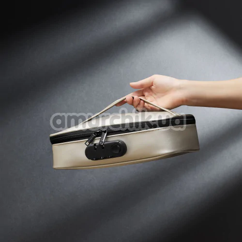 Сумка для хранения секс-игрушек Dorcel Discreet Box, золотая