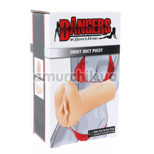Штучна вагіна Bangers Sweet Juicy Pussy, тілесна