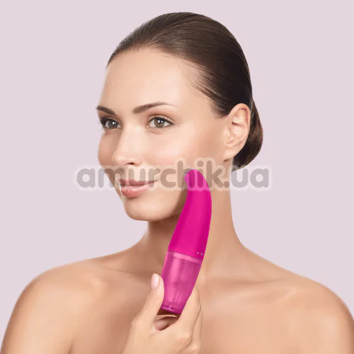 Устройство для очищения кожи лица Geske Aqua-Stream Face Cleanser 8 in 1, ярко-розовое