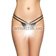 Трусики-стринги женские Tongs 2495, черные - Фото №1