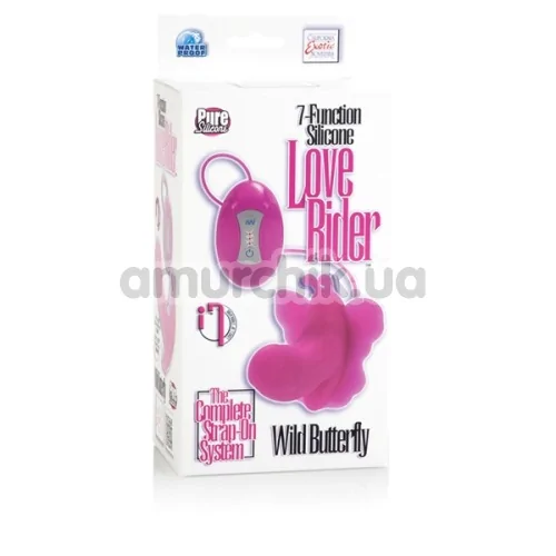 Вибратор-бабочка Love Rider Wild Butterfly, розовый