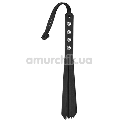 Флоггер DS Fetish Mini Flogger, черный - Фото №1