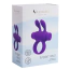 Виброкольцо для члена S Pleasures Premium Rabbit Ring, фиолетовое - Фото №3