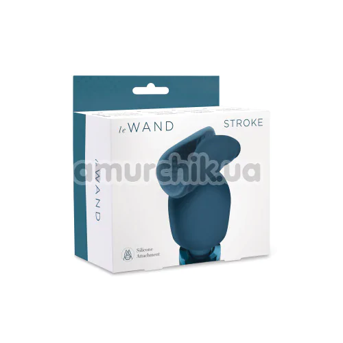 Насадка для универсального вибромассажера Le Wand Stroke, голубая
