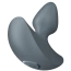 Анальная пробка с вибрацией Satisfyer Booty Absolute Beginners 1, серая - Фото №3