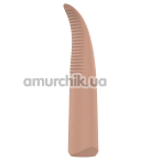 Вібратор для точки G Nude Travel Massager Laurel, бежевий - Фото №1
