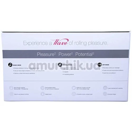 Вібратор OhMiBod Freestyle W Music, блакитний