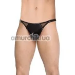 Трусы-стринги мужские Mens Briefs 4518, черные - Фото №1