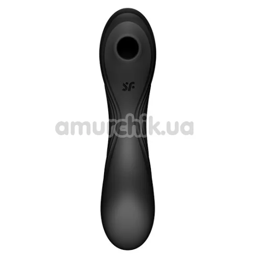 Симулятор орального сексу для жінок з вібрацією Satisfyer Curvy Trinity 4, чорний