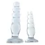 Набор анальных пробок Crystal Jellies Anal Delight Trainer Kit, прозрачный - Фото №2