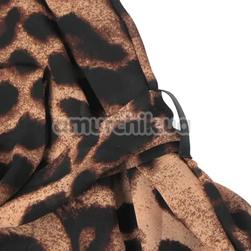 Пеньюар Star Night Sexy Leopard Long Sleeve Robe, леопардовий