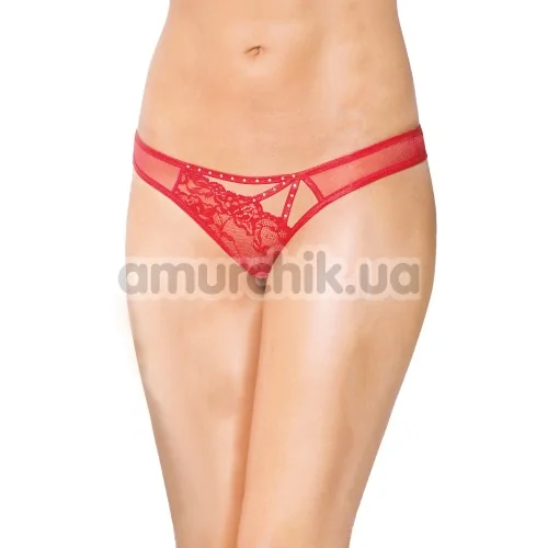 Трусики-стринги Thongs (модель 2441), красные - Фото №1